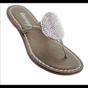 Bernardo Rhinestone Sandals